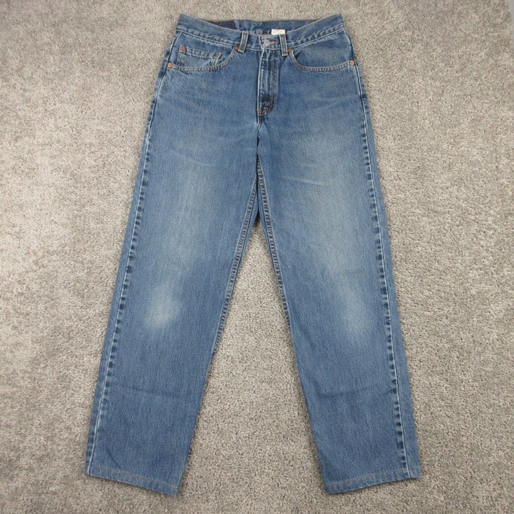 Vintage Levis Jeans Mens 31x32 Blue 550 Relaxed Taper Made In USA Denim Pants